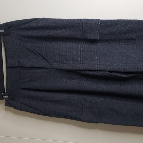 Women's High Rise Jogger Pants - A New Day Gray Plaid 2 - Picture 3 of 10